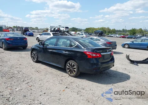 2019 Nissan Sentra Se из США, поврежденный, VIN 3N1AB7APXKY382794